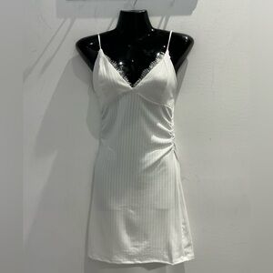 Elegant White Slip Dress